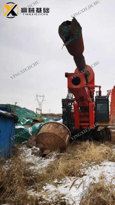  SANY SR405 Crawler Rotary Drilling Rig Second-hand Good Condition Pile Hammer Pile Driver