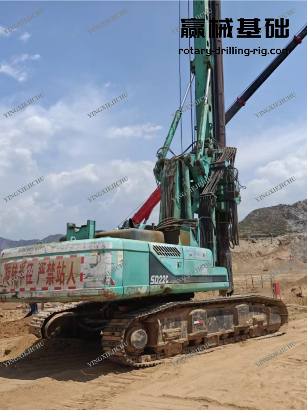 High Construction Efficiency High-speed SD22 Rotary Drilling Rig