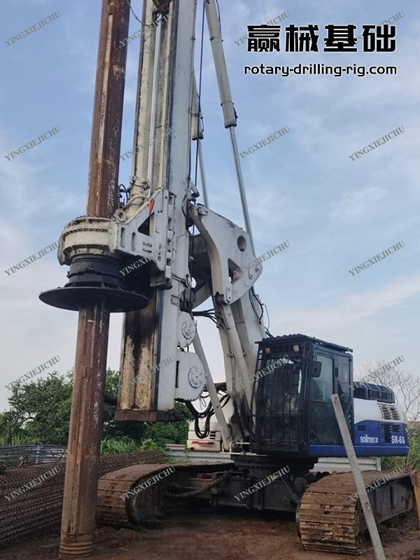 Soilmsc SR60 device performance stable mast structure advanced rotary drilling rig