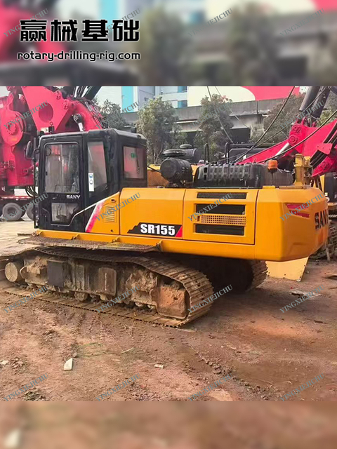 remote control The preferred choice bridge foundation piles SR155 Rotary drill rig