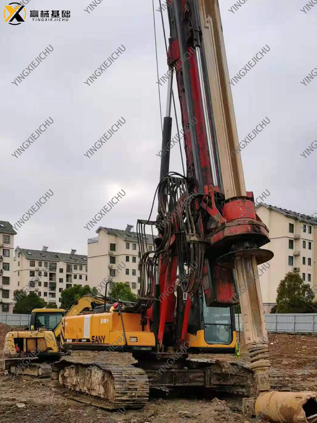 Used Rotary Drilling Rig Economical Foundation Engineering Equipment SANY SR165 Crawler Rotary Drilling Rig