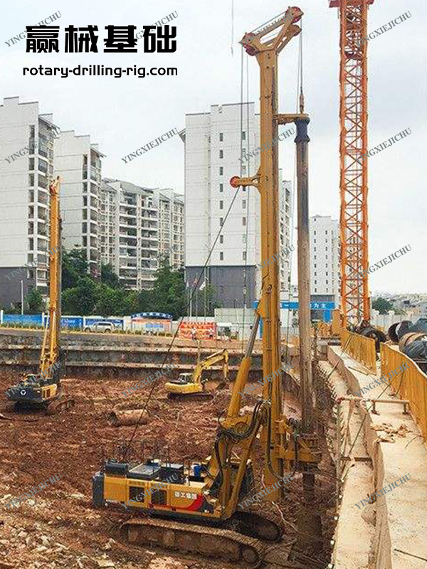 Compatible with multiplex method Optional CFA function XR320E Rotary Drilling Rig