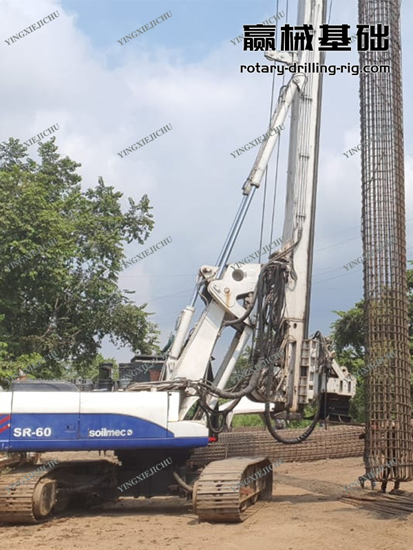 Soilmsc SR60 device performance stable mast structure advanced rotary drilling rig