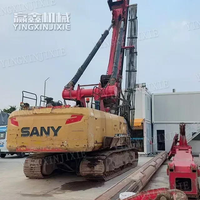 Wide construction scope Stable hole-forming quality sany sr365 Rotary drilling rig