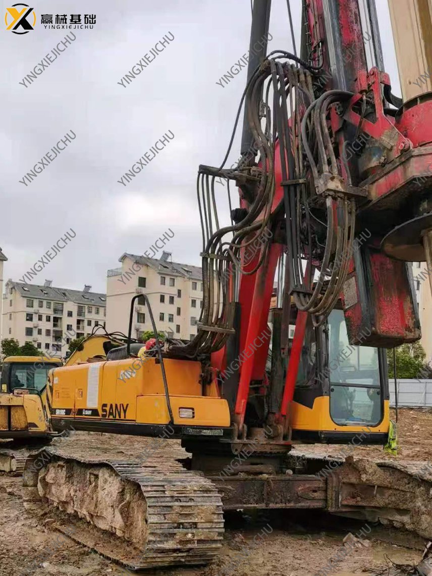 Used rotary drilling construction machine hot sale SANY SR150 Crawler Rotary Drilling Rig