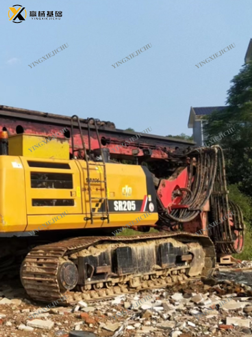 Used Rotary Drilling Rig Discount Offer construction machinery SANY SR205 Crawler Rotary Drilling Rig