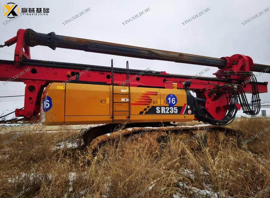 Used Rotary Drilling Reasonable Price Heavy Duty SANY SR235 Crawler Rotary Drilling Rig