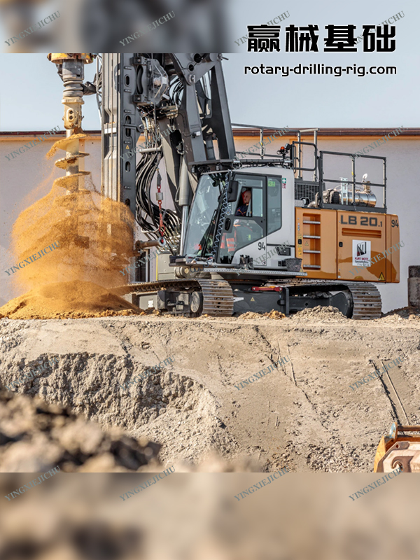 Liebherr LB20 High construction efficiency Deep pile driving rotary drilling rig