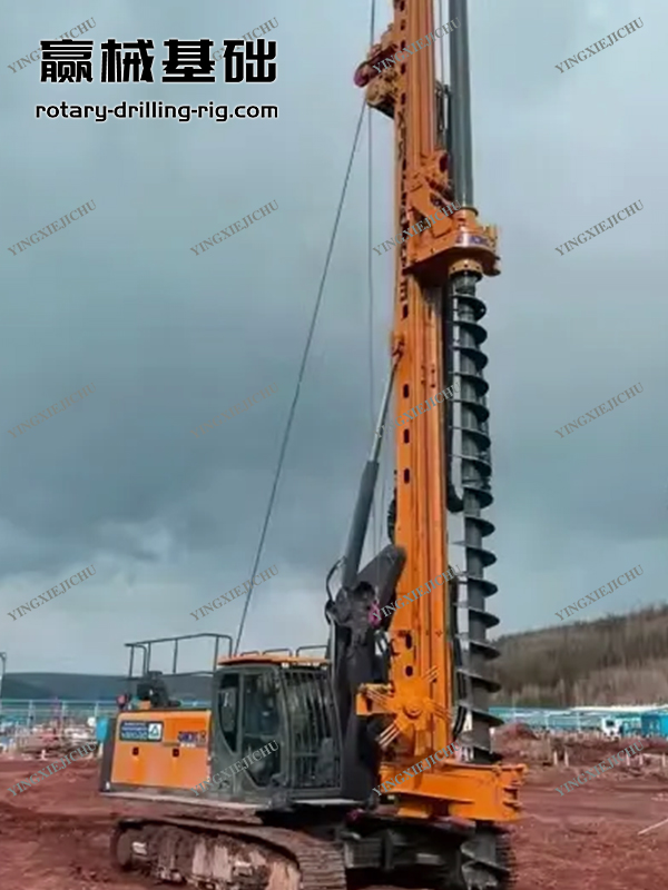 XR160E High-speed soil throwing Improve construction efficiency Rotary drilling rig