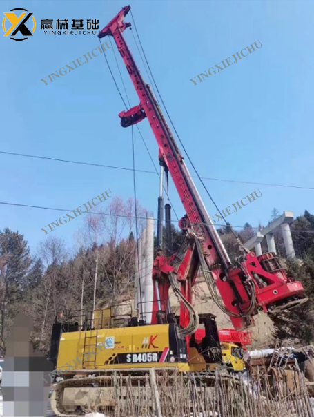 Used Rotary Drilling Rig Pile hammer Pile driver SANY SR405 Crawler Rotary Drilling Rig