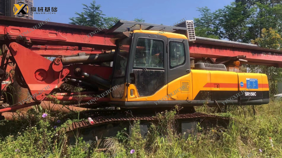 Used rotary drilling rig Efficient Durable Cost-effective SANY SR150 Crawler Rotary Drilling Rig