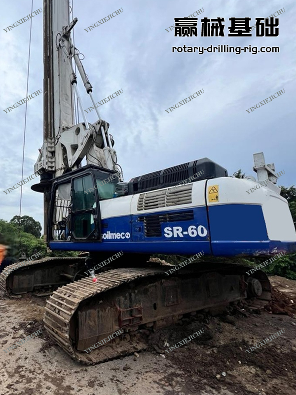 Soilmsc SR60 device performance stable mast structure advanced rotary drilling rig