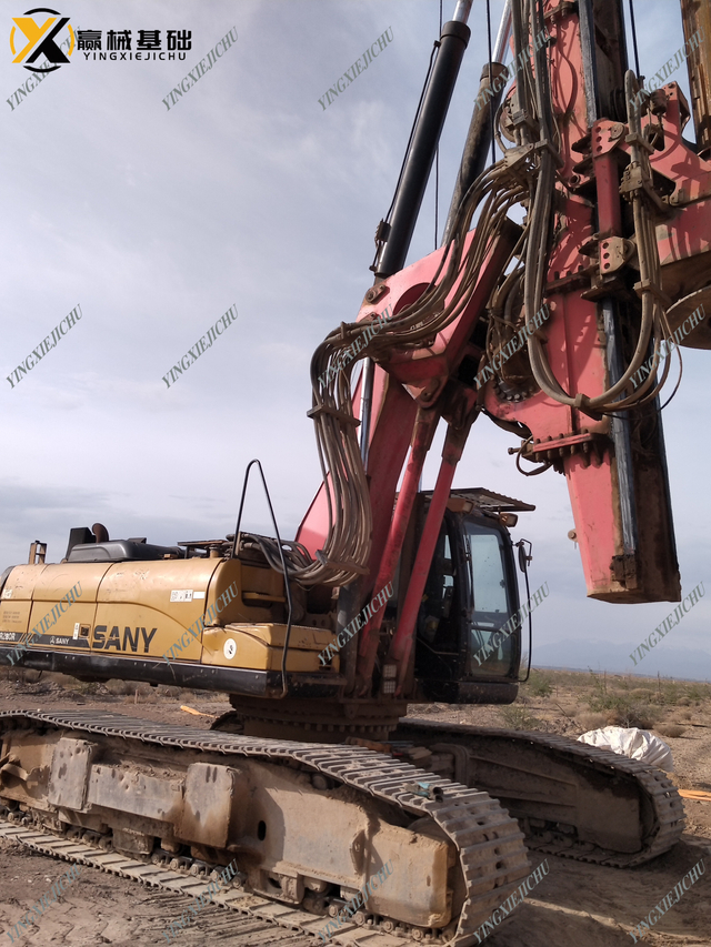 SANY SR250 Powerful Efficient Crawler Mounted Rotary Drilling Rig
