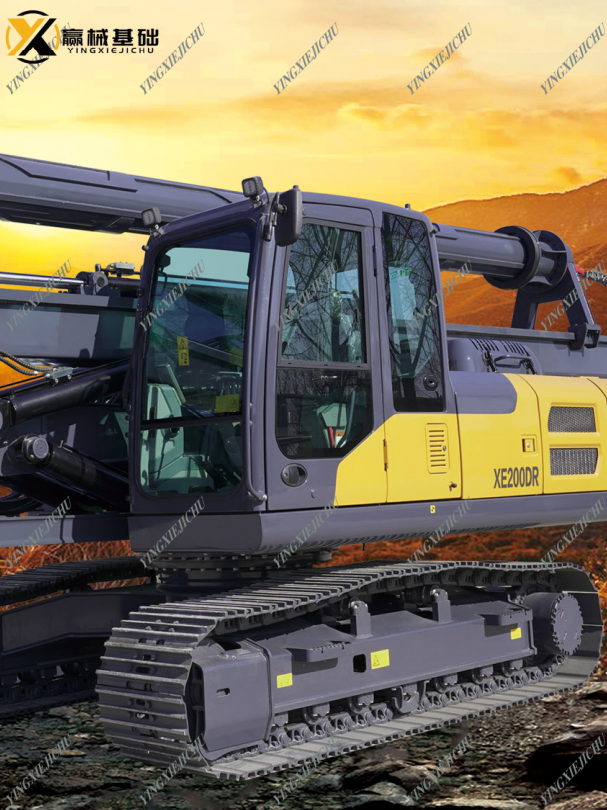 LIQIANG XE200DR Safe Economical Professional Screw Piling Machine