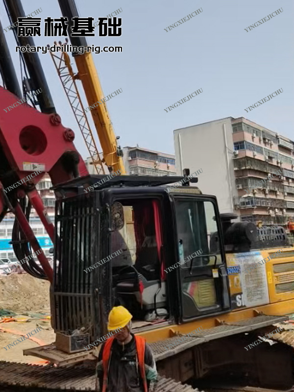 Durable structure Fast hole forming High torque deep pile SR155 Rotary Drill Rig