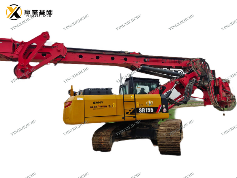 Used Rotary Drilling Rig Construction Machinery Drilling Equipment SANY SR155 Crawler Rotary Drilling Rig