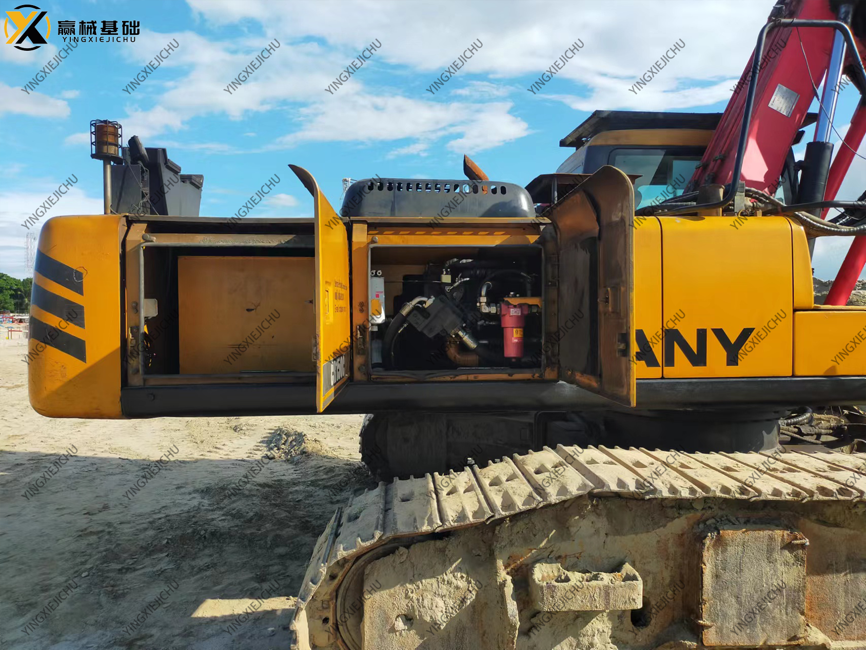 SANY SR150 Used Construction Machine Rotary Drilling Rig