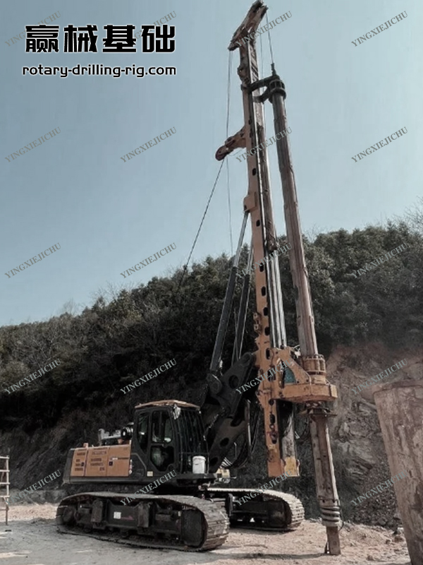 XR160E High-speed soil throwing Improve construction efficiency Rotary drilling rig