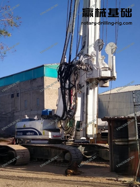 Soilmsc SR60 Adjustable Efficient Professional Flexible Piling Machinery Rotary Drilling Rig