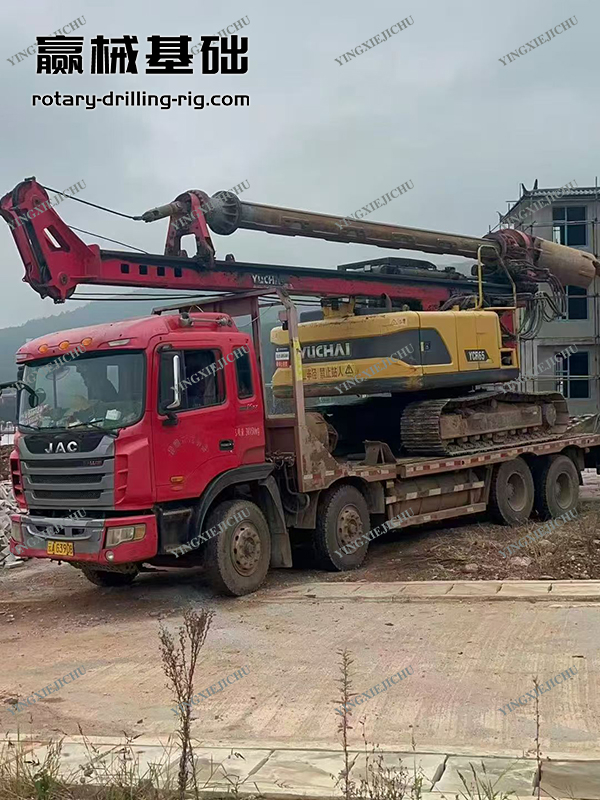 Highly adaptable Adequate power reserve Automatic hole alignment YCR65 Rotary Drill Rig