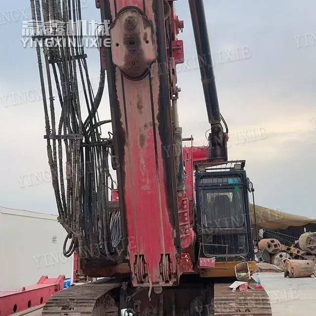 Wide construction scope Stable hole-forming quality sany sr365 Rotary drilling rig