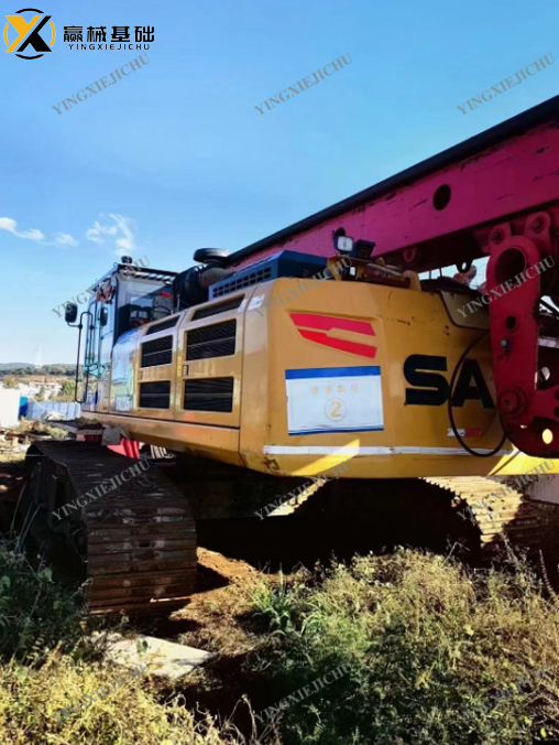 Used rotary drilling Well-maintained SANY SR150 Crawler Rotary Drilling Rig