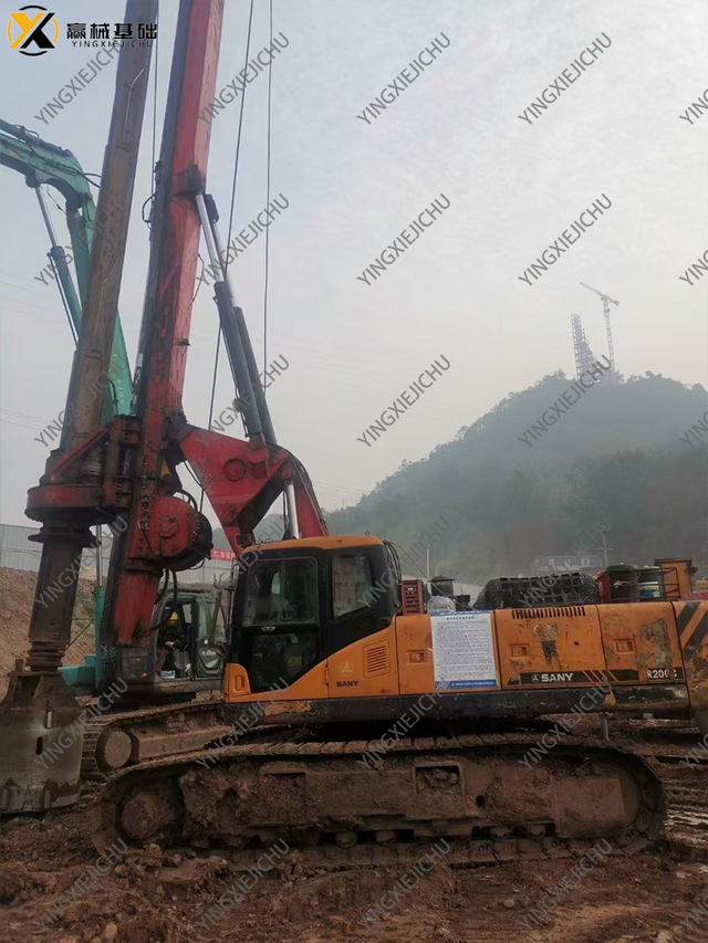 Used Rotary Drilling Rig Drilling Equipment Construction Machinery SANY SR200 Crawler Rotary Drilling Rig