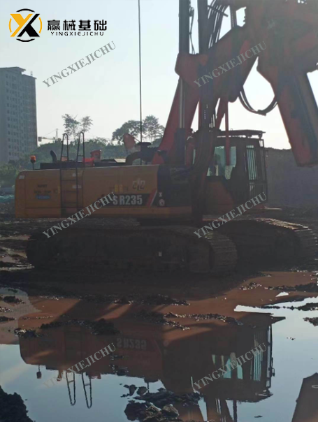 Used Rotary Drilling Rig Foundation Engineering Equipment Construction Machine SANY SR235 Crawler Rotary Drilling Rig