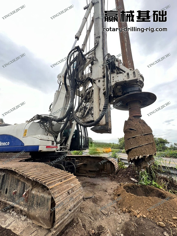 Soilmsc SR60 device performance stable mast structure advanced rotary drilling rig