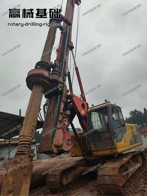 Efficient soft soil treatment Efficient&powerful Strong power fast excavation JR80 Rotary drill rig