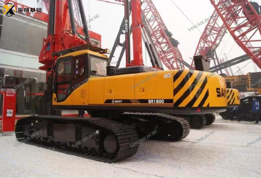 Used rotary drilling building foundation high quality SANY SR150 Crawler Rotary Drilling Rig