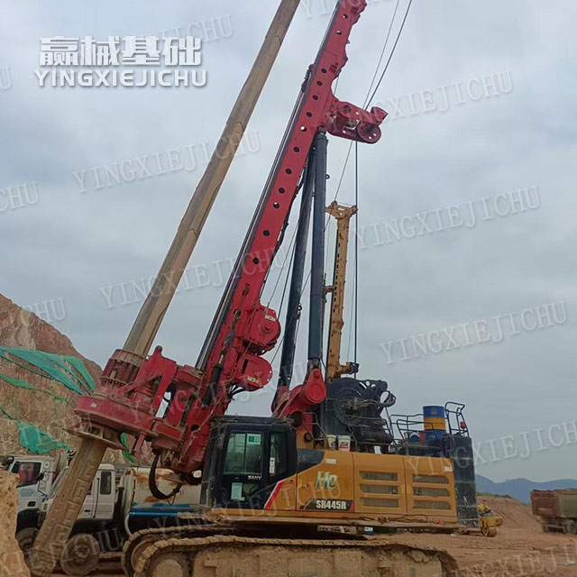 Ultra-deep hole forming Fatigue resistance design SR445 Rotary Drill Rig