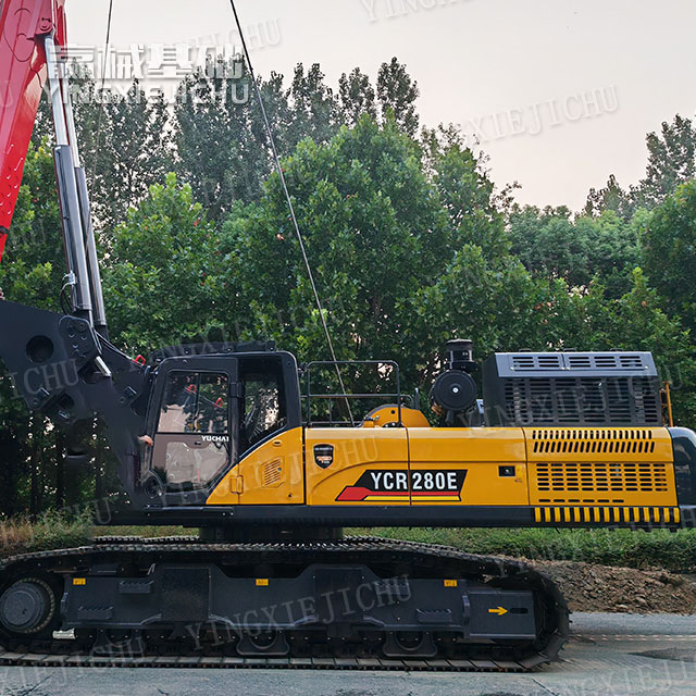 Adequate Torque Reserve High Efficiency Low Failure Rate YCR280 Rotary Drill Rig