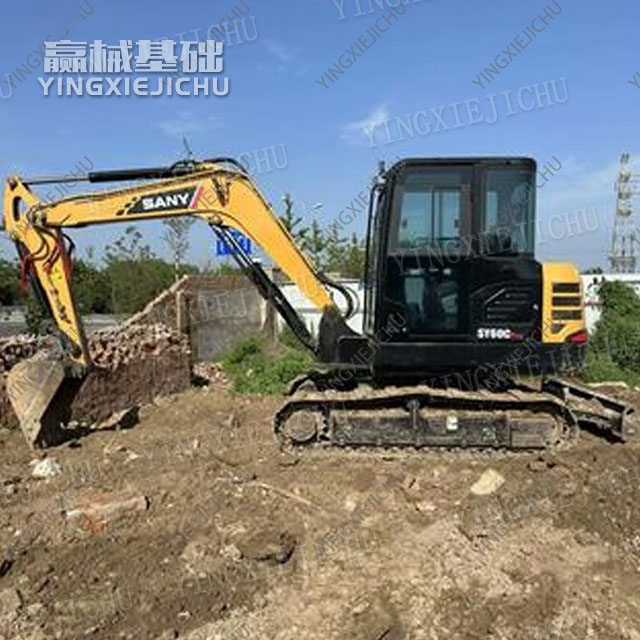 Fast Hydraulic Response Turbocharging Fast Action Response SANY SY55C Excavator