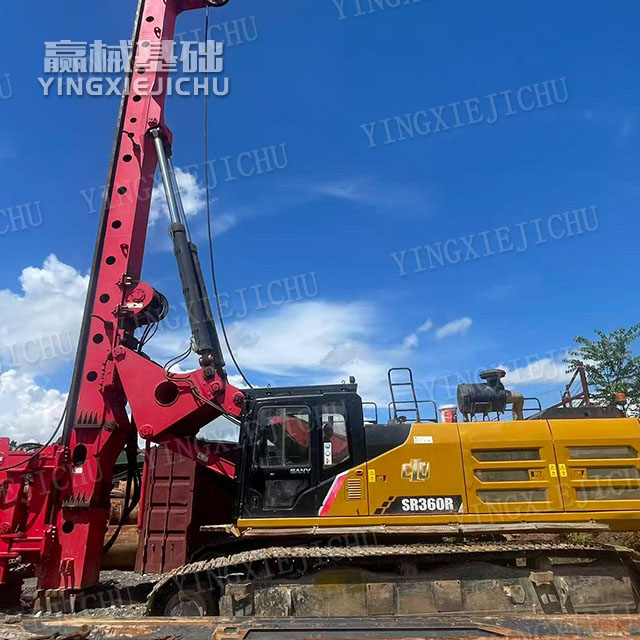 Powerful in drilling Ample power Impact resistance SR360 Rotary Drill Rig