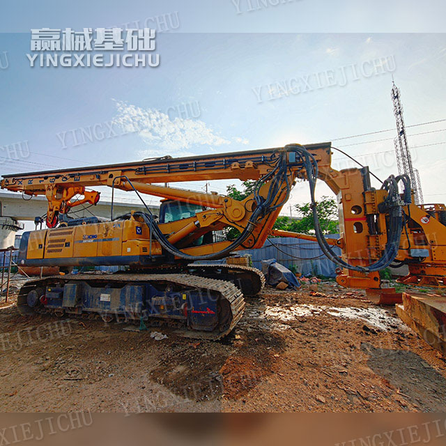 Automatic soil dumping Dynamic stability High torque deep pile XR160 Rotary Drill Rig