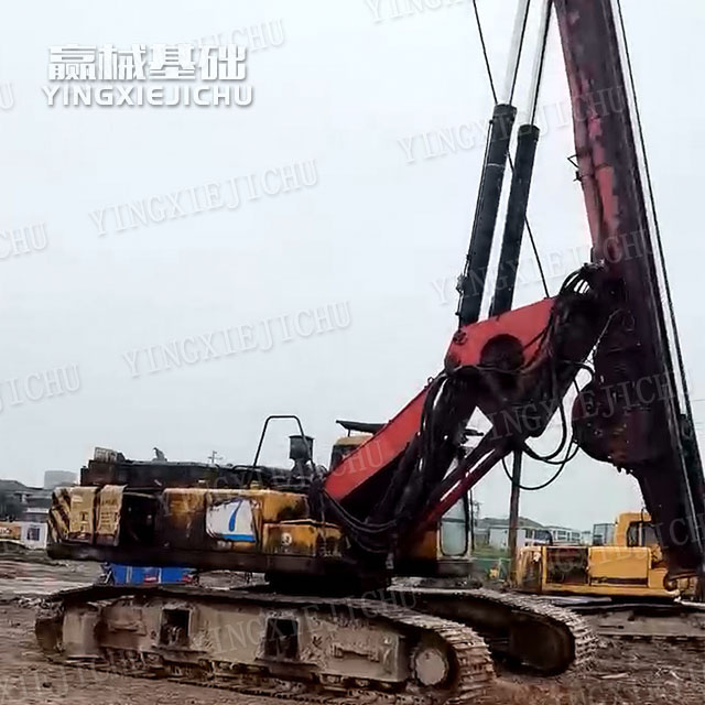Dynamic stability High torque deep pile Highly adaptable SR360 Rotary Drill Rig
