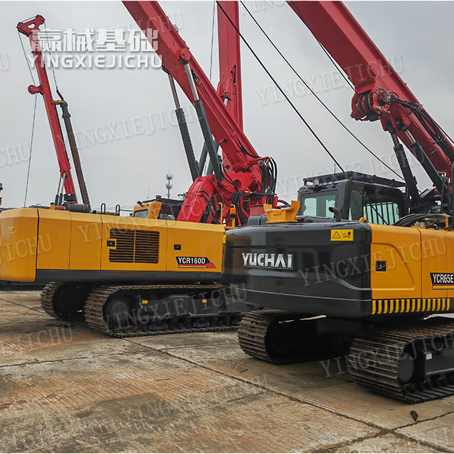 High voltage and high efficiency Hoist acceleration YCR160 Rotary Drill Rig