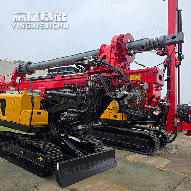 Dual motor power head Anti torsion and anti impact YCR40 Rotary Drill Rig