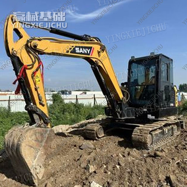 Fast Hydraulic Response Turbocharging Fast Action Response SANY SY55C Excavator