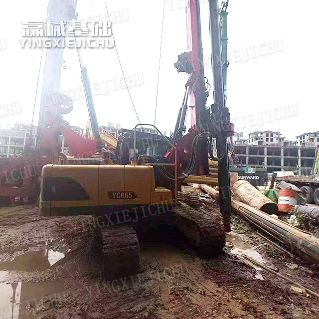 Construction in complex terrain Impact resistance YCR65 Rotary Drill Rig