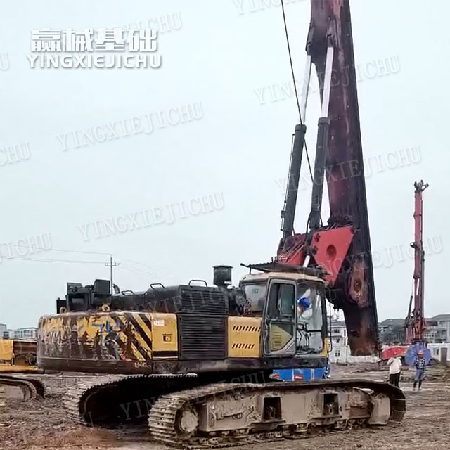 Dynamic stability High torque deep pile Highly adaptable SR360 Rotary Drill Rig