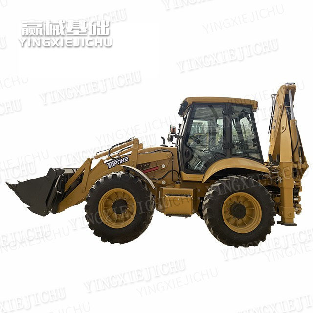 Efficient Long-distance Mobility Mature Hydraulic TOPONE TBL388H Wheeled Backhoe Loader