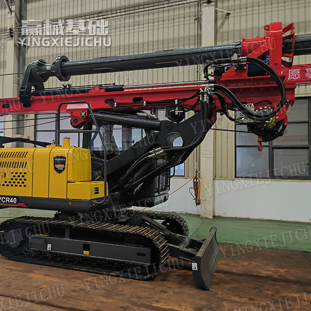 Dual motor power head Anti torsion and anti impact YCR40 Rotary Drill Rig