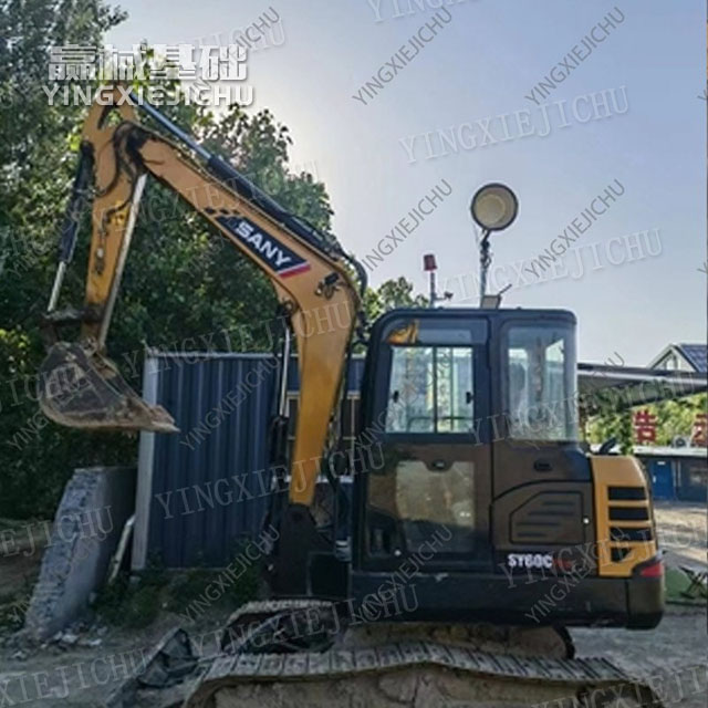 Durable and easy to maintain low cost & high retention value SANY SY60C Excavator