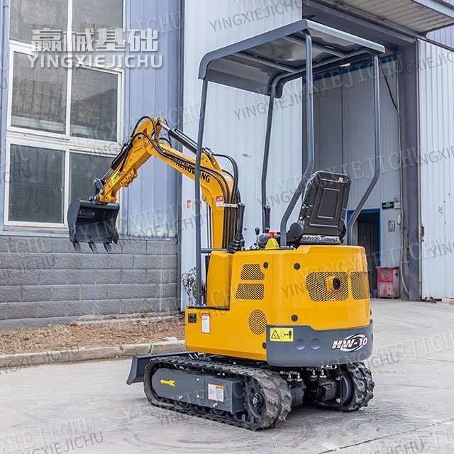 Extremely Low Failure Rate Multi-purpose Machine Rubber Track Hengwang HW-10 Excavator
