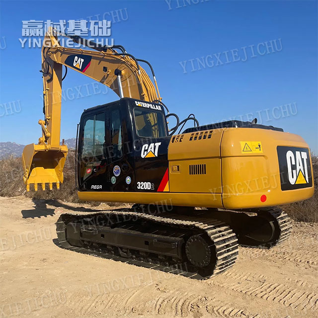 Fast Power Response Automatic Speed Regulation Impact Resistance Caterpillar 320D Excavator