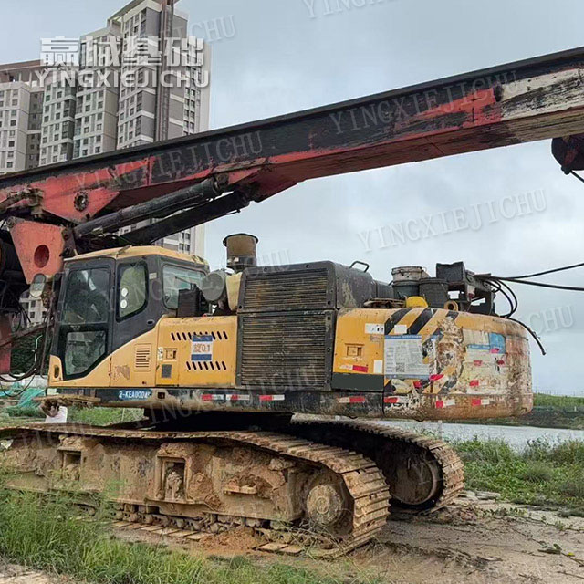 High torque deep pile Strong stability Impact resistance SR280 Rotary drilling rig
