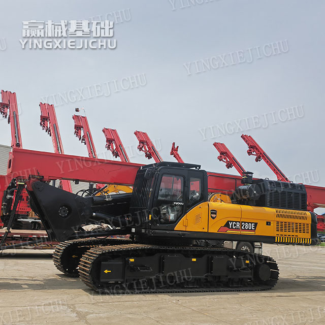 Adequate Torque Reserve High Efficiency Low Failure Rate YCR280 Rotary Drill Rig