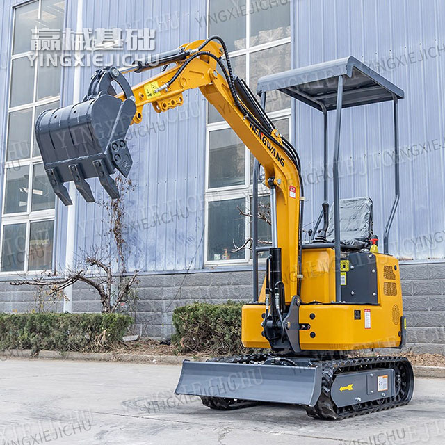 Extremely Low Failure Rate Multi-purpose Machine Rubber Track Hengwang HW-10 Excavator